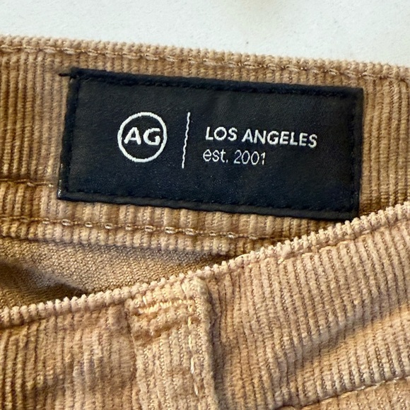 AG Adriano Goldschmied Tellis Modern Slim Corduroy Sulpher Light Truffle - Picture 4 of 13